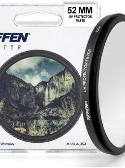 Tiffen 52UVP Slim 52mm UV Protection Filter for Camera Lens, Clear Optical Glass, Impact Resistant